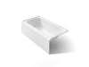 KOHLER K-25831-LA Avec 60" x 32" alcove bath, left drain