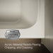Kohler Avec 60" x 32" alcove bath, left drain