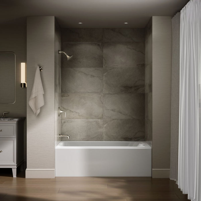 Kohler Avec 60" x 32" alcove bath, left drain