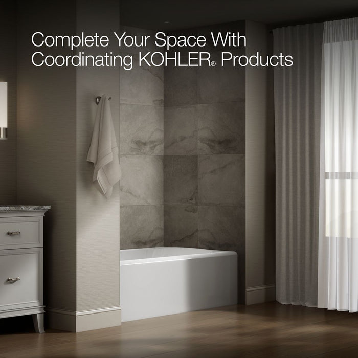 Kohler Avec 60" x 36" alcove bath, left drain