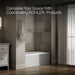 Kohler Avec 60" x 36" alcove bath, left drain