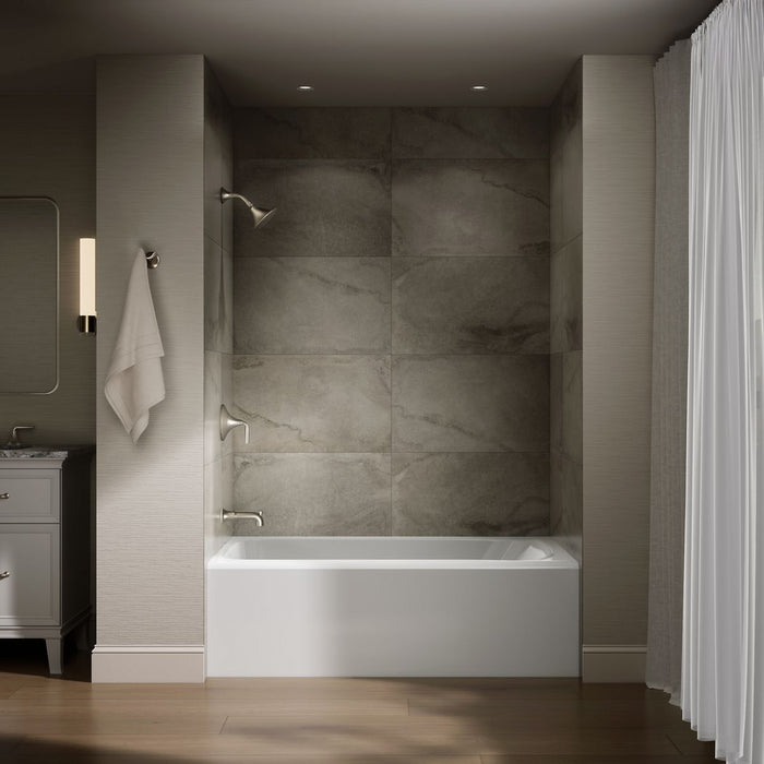 Kohler Avec 60" x 36" alcove bath, left drain