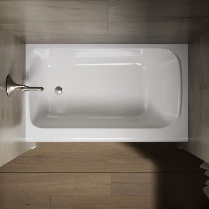 Kohler Avec 60" x 36" alcove bath, left drain