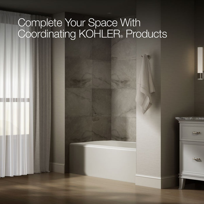 Kohler Avec 60" x 36" alcove bath, right drain