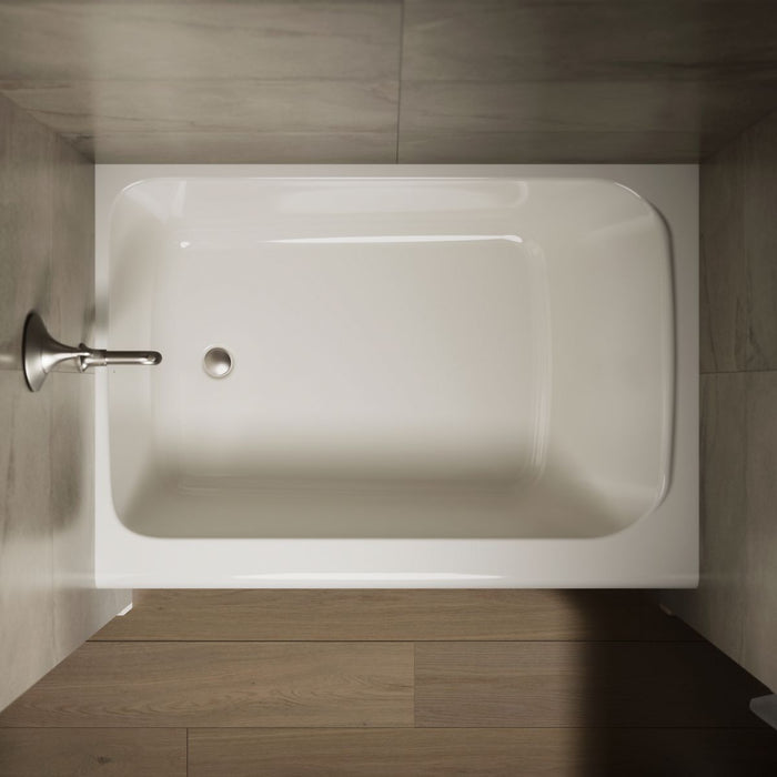 KOHLER K-25833-LA Avec 60" x 42" alcove bath, left drain
