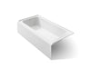 KOHLER K-25834-LA Avec 72" x 36" alcove bath, left drain