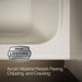 Kohler Avec 72" x 36" alcove bath, left drain