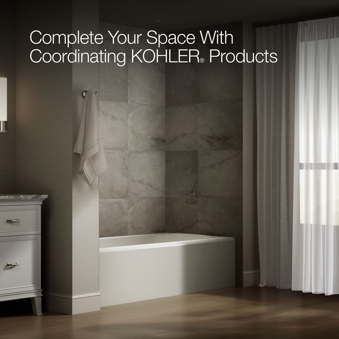 Kohler Avec 72" x 36" alcove bath, left drain