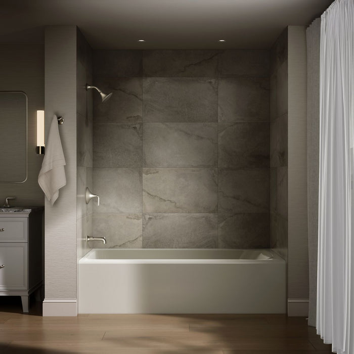 Kohler Avec 72" x 36" alcove bath, left drain