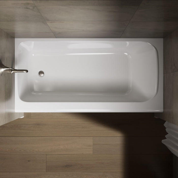 Kohler Avec 72" x 36" alcove bath, left drain