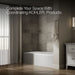 Kohler Avec 72" x 36" alcove bath, right drain