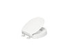 KOHLER K-25876 Hyten Elevated Quiet-Close round-front toilet seat