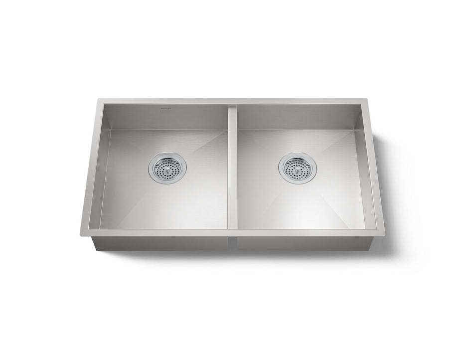 KOHLER K-25940 Vault 32" undermount double-bowl kitchen sink