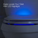Kohler Transitions Nightlight ReadyLatch Quiet-Close elongated toilet seat