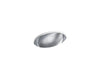 KOHLER K-2602-MU Rhythm 23-1/4" oval undermount bathroom sink, no overflow