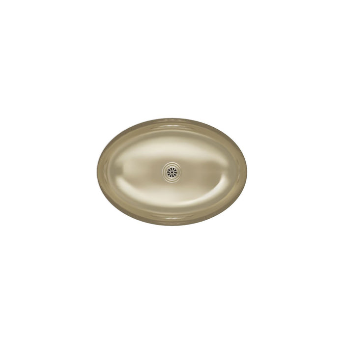 KOHLER Rhythm 23-1/4" oval undermount bathroom sink, no overflow