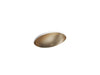 KOHLER Rhythm 23-1/4" oval undermount bathroom sink, no overflow