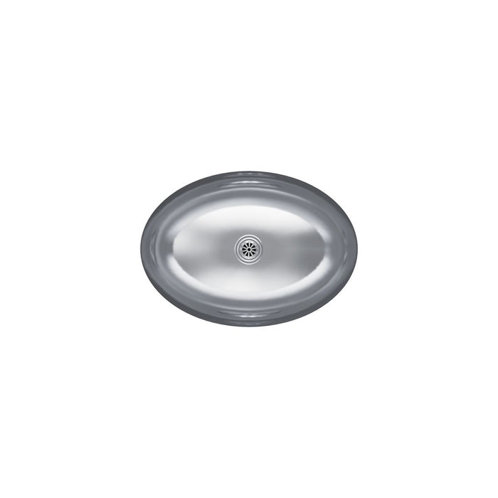 Kohler Rhythm 23-1/4" oval undermount bathroom sink, no overflow
