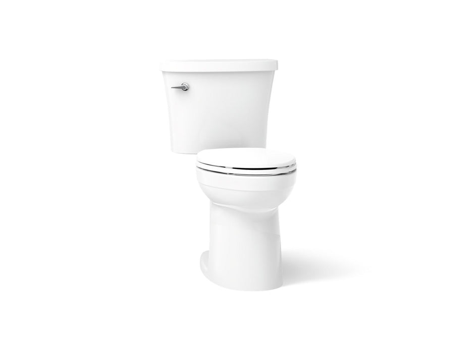 KOHLER K-26077 Kingston the Complete Solution Two-piece Elongated Toilet, 1.28 GPF