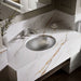KOHLER K-2608-MU Bachata 20" oval drop-in/undermount bathroom sink, no overflow