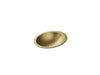 KOHLER K-2608-SU Bachata 20" oval drop-in/undermount bathroom sink, no overflow