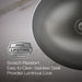 KOHLER K-2608-MU Bachata 20" oval drop-in/undermount bathroom sink, no overflow, mirror - view 2