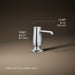 3/4 view of product with dimensions