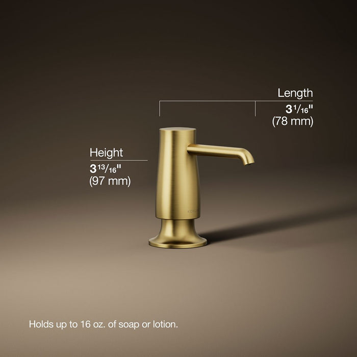 3/4 view of product with dimensions