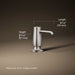 3/4 view of product with dimensions