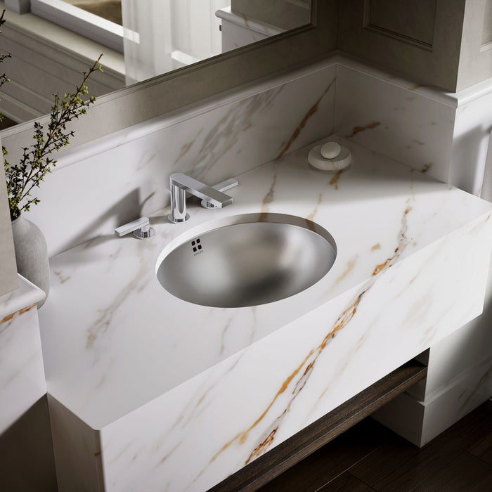 KOHLER K-2609-MU Bachata 20" oval drop-in/undermount bathroom sink