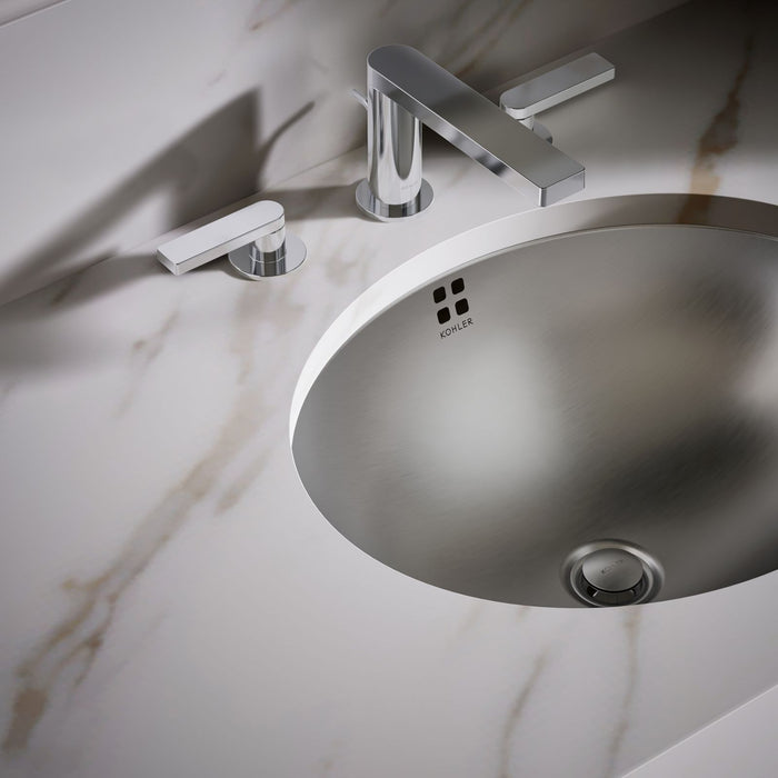 KOHLER K-2609-MU Bachata 20" oval drop-in/undermount bathroom sink