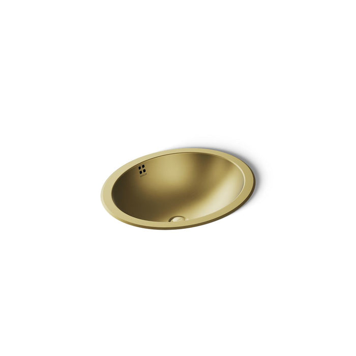 Kohler Bachata 20" oval drop-in/undermount bathroom sink
