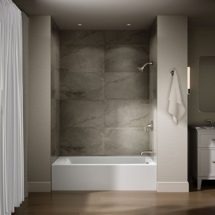 KOHLER K-26107-RA Entity 60" x 36" alcove bath with right drain
