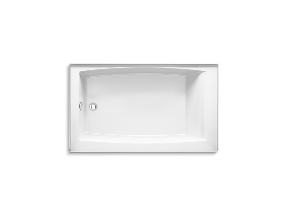 KOHLER K-26107-LA Entity 60" x 36" alcove bath with left drain