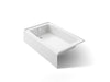 KOHLER K-26107-LA Entity 60" x 36" alcove bath with left drain