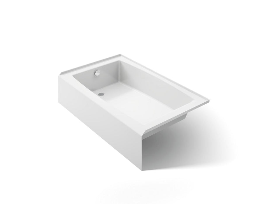Kohler Entity 60" x 36" alcove bath with left drain