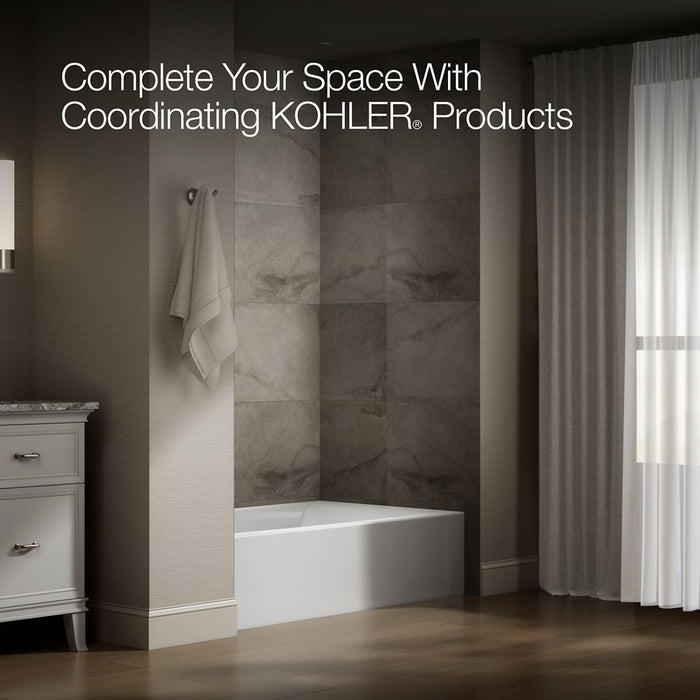 Kohler Entity 60" x 36" alcove bath with left drain