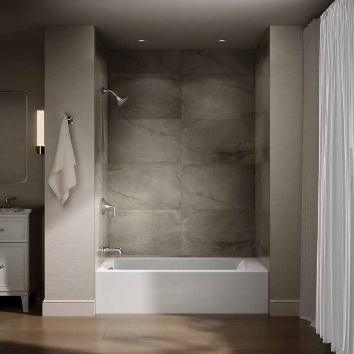 Kohler Entity 60" x 36" alcove bath with left drain
