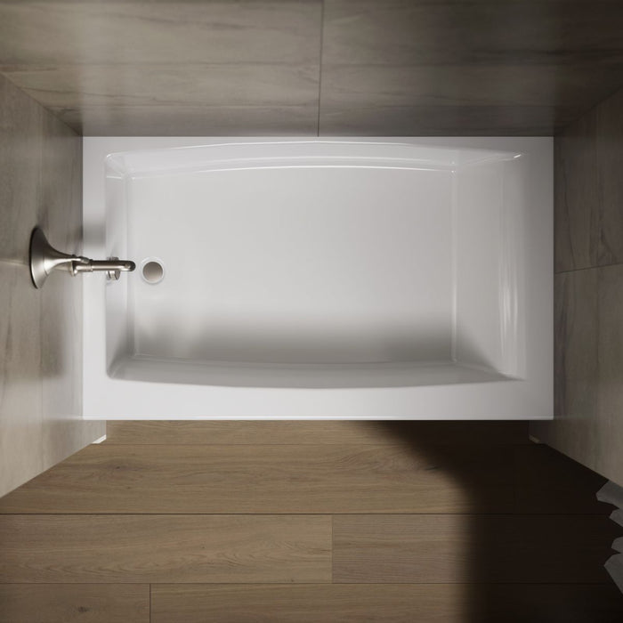 Kohler Entity 60" x 36" alcove bath with left drain