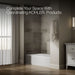 Kohler Entity 60" x 36" alcove bath with right drain