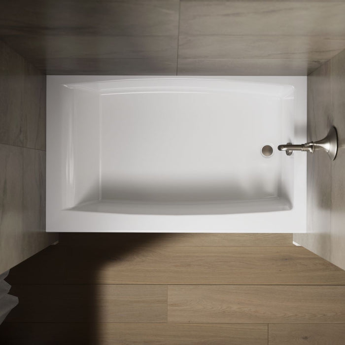 Kohler Entity 60" x 36" alcove bath with right drain