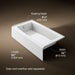 KOHLER K-26108-LA Entity 60" x 32" alcove bath with left drain