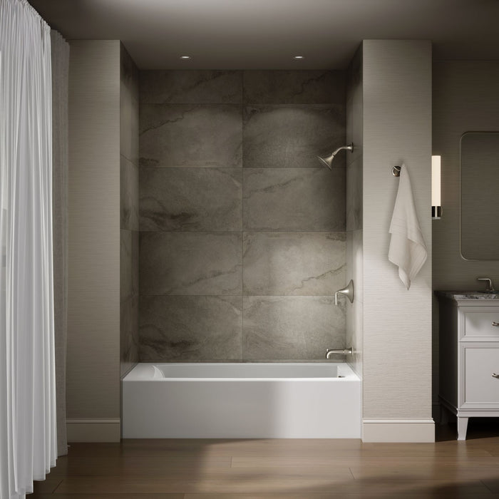 KOHLER K-26108-RA Entity 60" x 32" alcove bath with right drain
