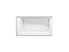 KOHLER K-26108-RA Entity 60" x 32" alcove bath with right drain