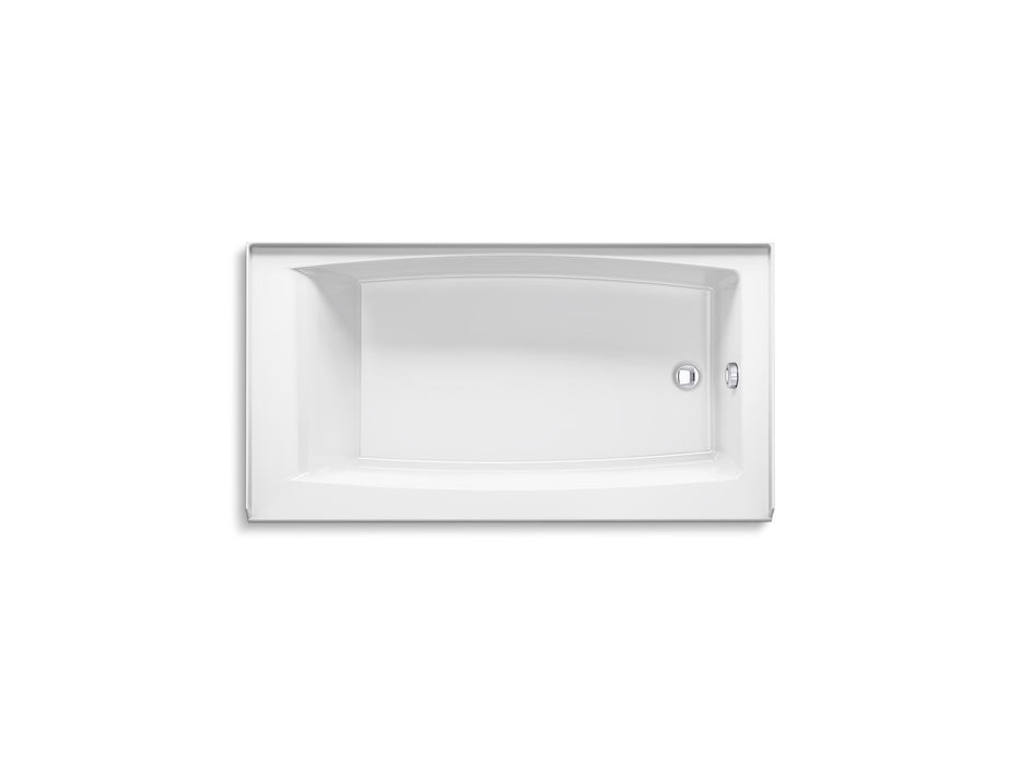 KOHLER K-26108-RA Entity 60" x 32" alcove bath with right drain