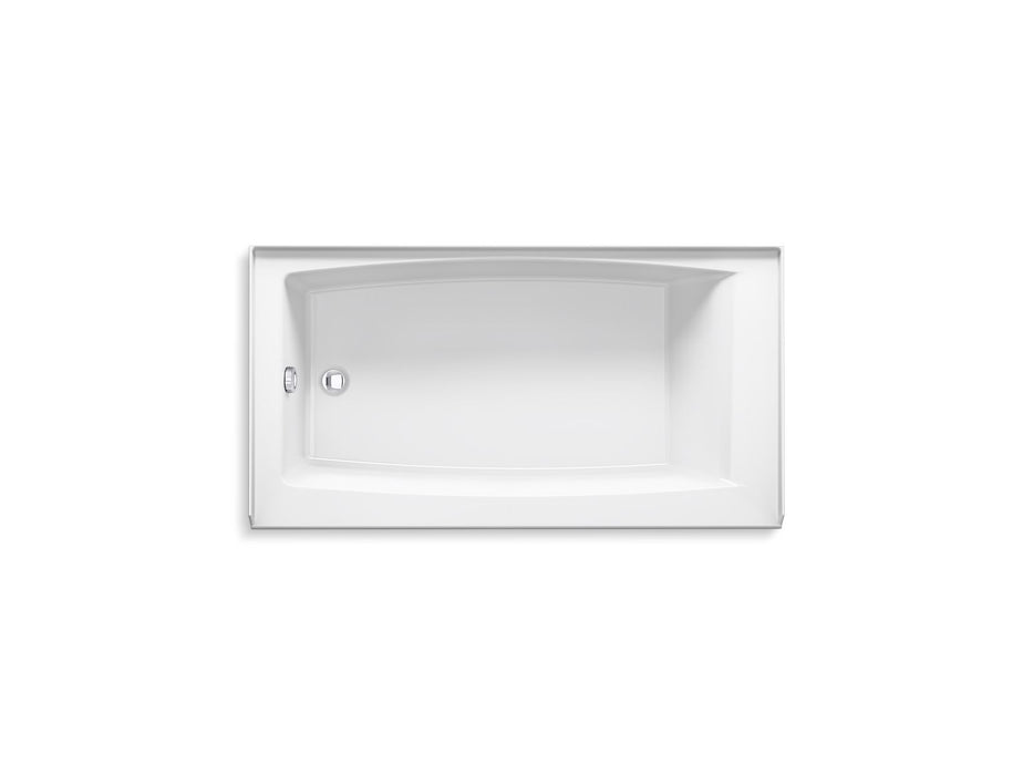 KOHLER K-26108-LA Entity 60" x 32" alcove bath with left drain