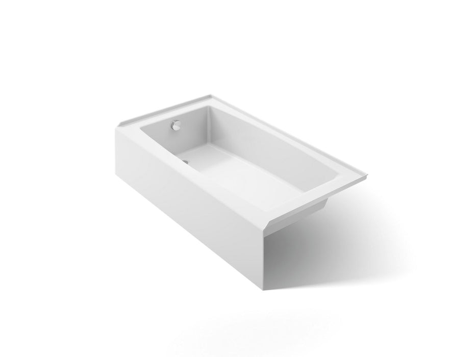 KOHLER KOHLER K-26108-LA Entity 60" x 32" alcove bath with left drain