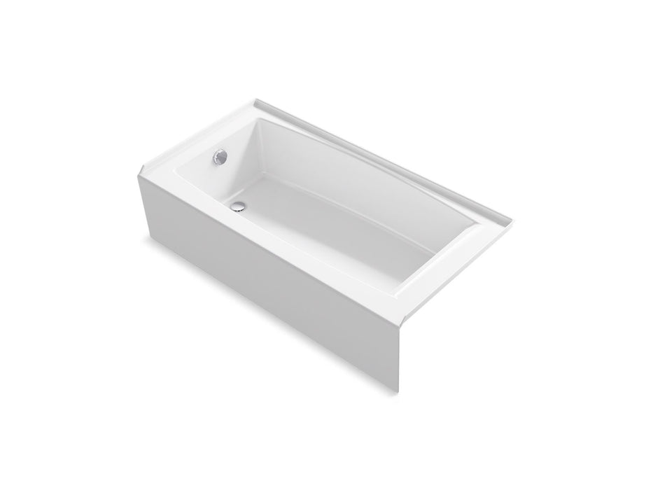 KOHLER K-26109-LA Entity 60" x 30" alcove bath, left drain