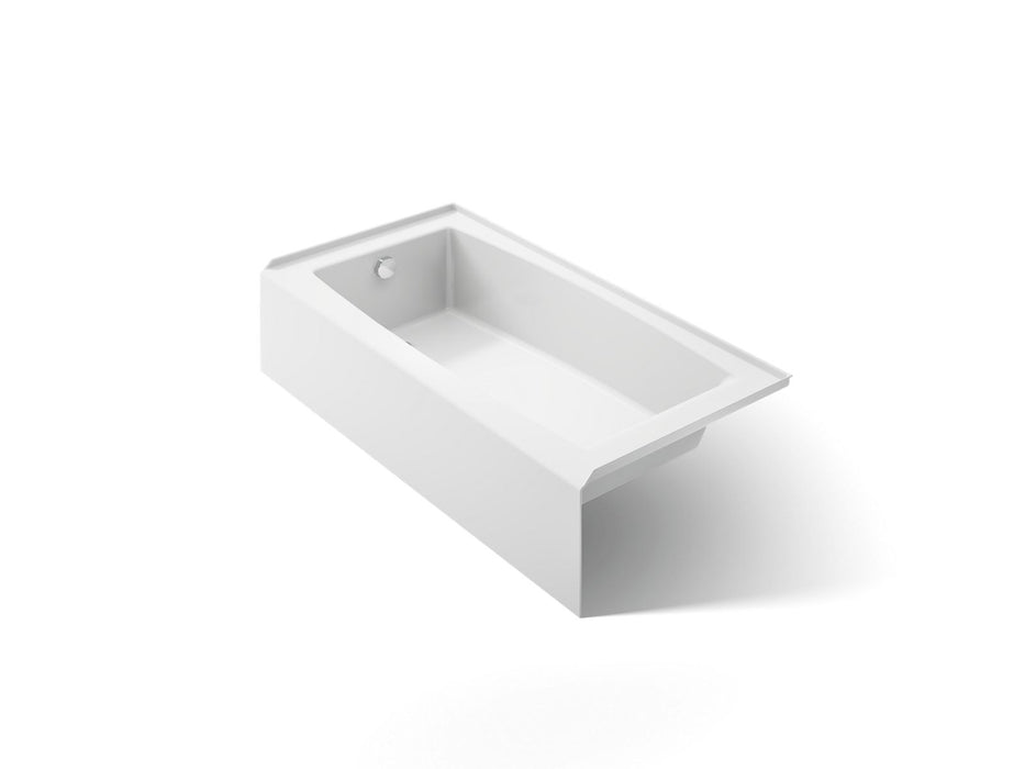 KOHLER K-26109-LA Entity 60" x 30" alcove bath, left drain