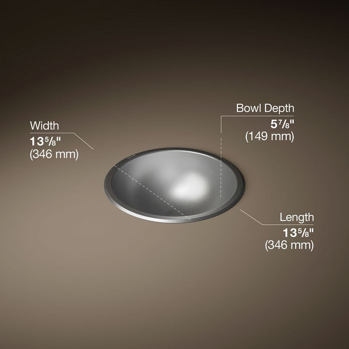3/4 view of product with dimensions